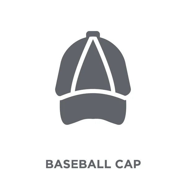 Значок Бейсбольной Кепки Концепция Дизайна Бейсбольной Кепки Коллекции Простая Векторная — стоковый вектор