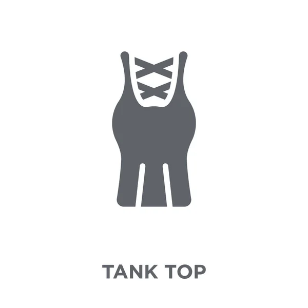 Icono Tanque Superior Concepto Diseño Tank Top Colección Ilustración Simple — Vector de stock