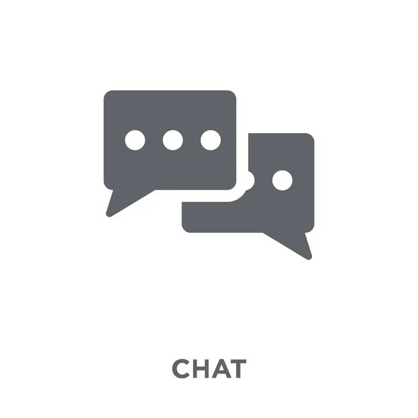 Icono Del Chat Concepto Diseño Chat Colección Comunicación Ilustración Simple — Archivo Imágenes Vectoriales