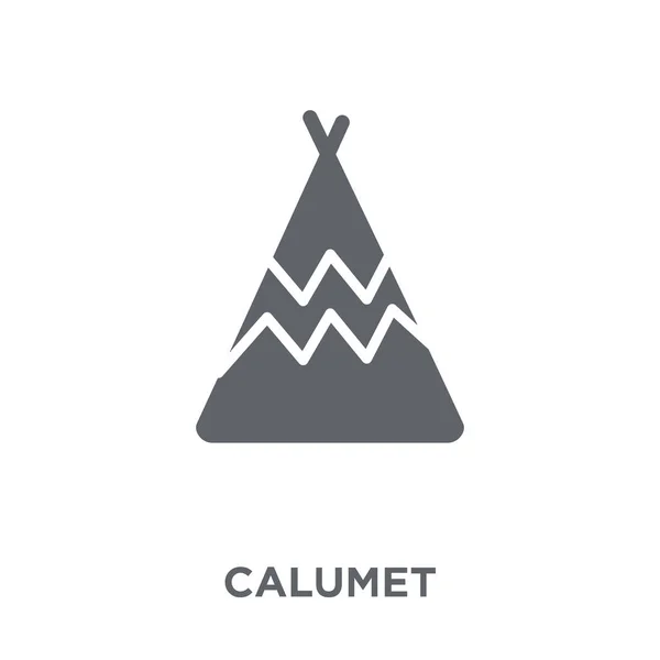 Icono Calumet Concepto Diseño Calumet Colección American Indigenous Signals Ilustración — Vector de stock