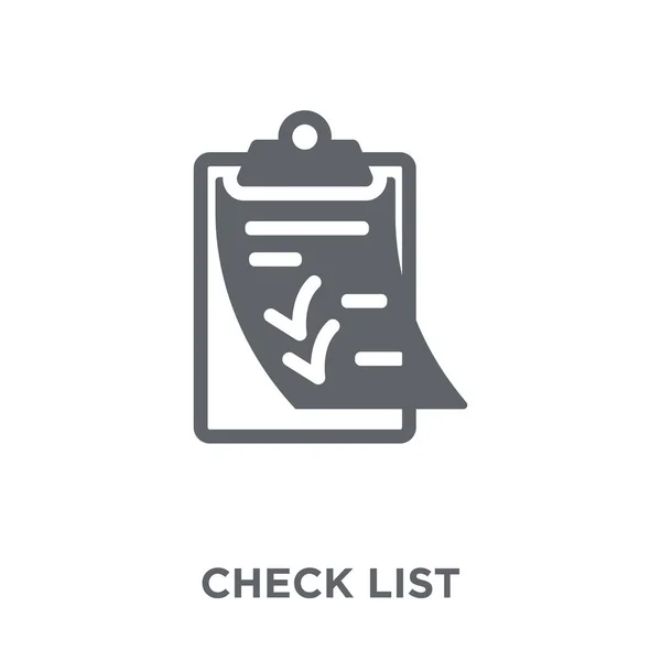 Check List Icon Check List Design Concept Delivery Logistic Collection — Stock Vector