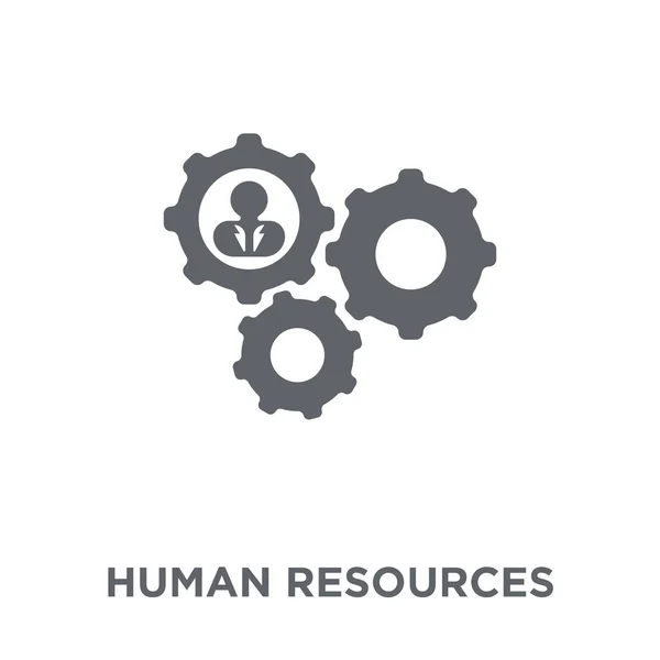 Human Resources Icon Human Resources Design Concept Human Resources Collection — Stock Vector