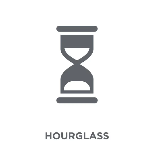 Hourglass Icon Hourglass Design Concept Time Managemnet Collection Simple Element — Stock Vector