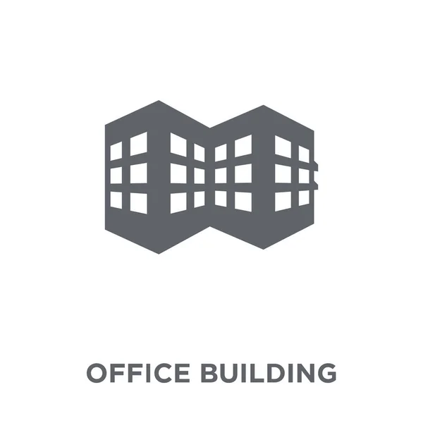 Icono Del Edificio Oficinas Concepto Diseño Edificios Oficinas Colección Recursos — Vector de stock