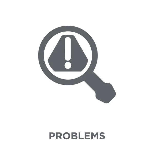問題のアイコン 人間のリソース コレクションから問題デザイン コンセプト 白い背景の上の単純な要素ベクトル図 — ストックベクタ