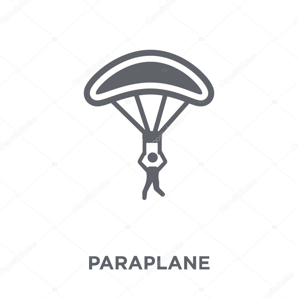 paraplane icon. paraplane design concept from Entertainment collection. Simple element vector illustration on white background.