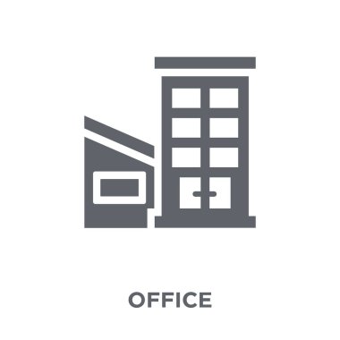 Office simge. Office tasarım konsepti koleksiyonundan. Basit öğe vektör çizim beyaz arka plan üzerinde.