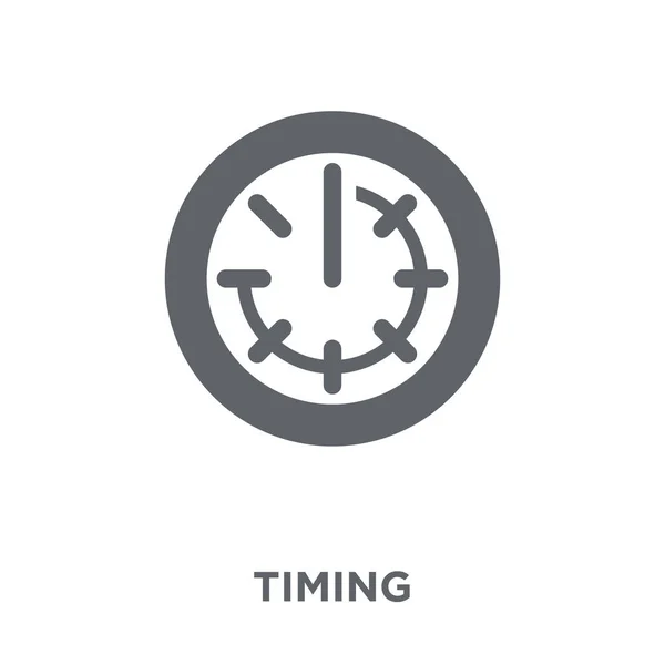 Czas Ikona Czas Projektowania Koncepcji Czasu Zintegrowana Kolekcji Element Prosty — Wektor stockowy