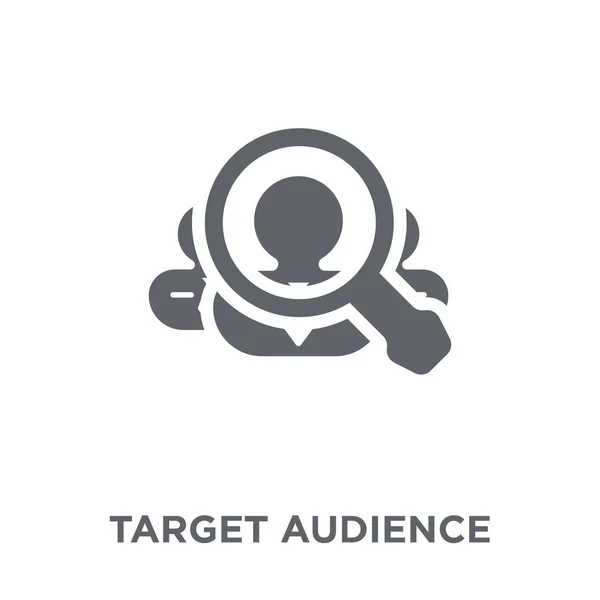 Target Audience Icon Target Audience Design Concept Human Resources Collection — Stock Vector