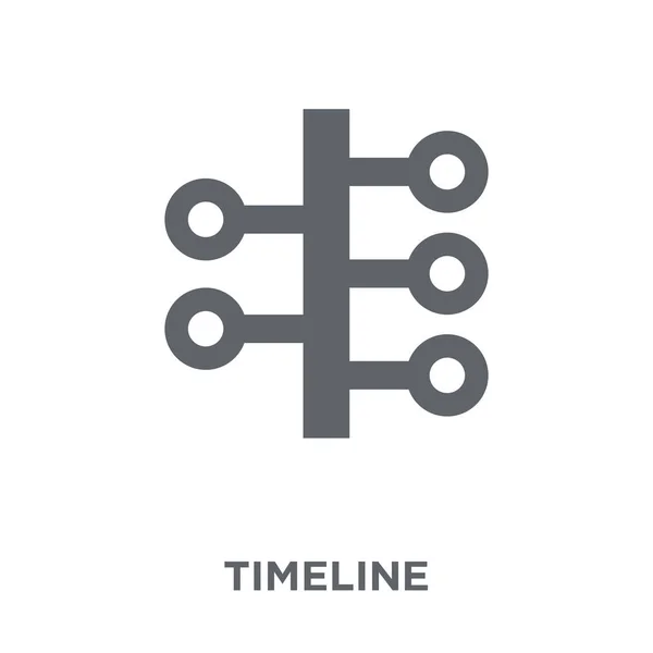 Icono Línea Tiempo Concepto Diseño Cronología Colección Time Managemnet Ilustración — Archivo Imágenes Vectoriales