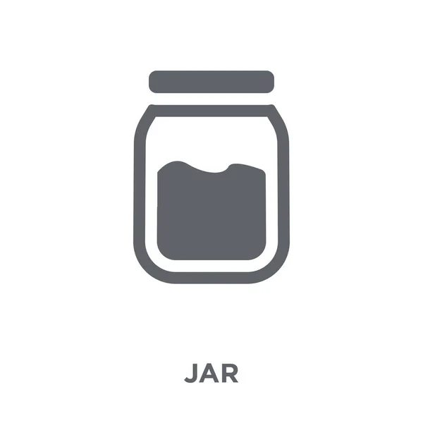 Jar Icon Jar Design Concept Collection Simple Element Vector Illustration — Stock Vector
