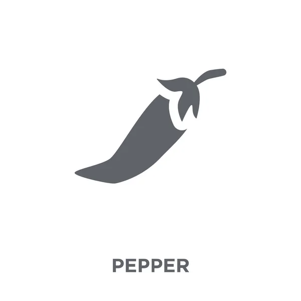 Ikon Pepper Konsep Desain Pepper Dari Koleksi Ilustrasi Vektor Elemen - Stok Vektor