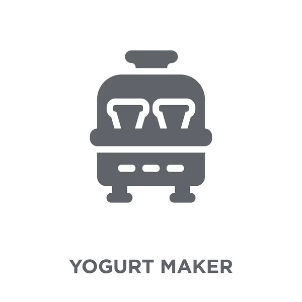 Joghurt Ikone Joghurt Hersteller Design Konzept Aus Der Küche Kollektion — Stockvektor