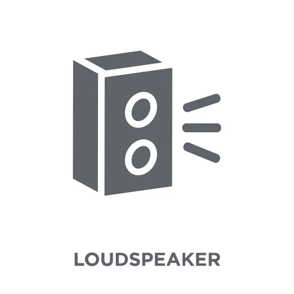 Lautsprechersymbol Lautsprecher Designkonzept Aus Der Kollektion Einfache Elementvektorabbildung Auf Weißem — Stockvektor