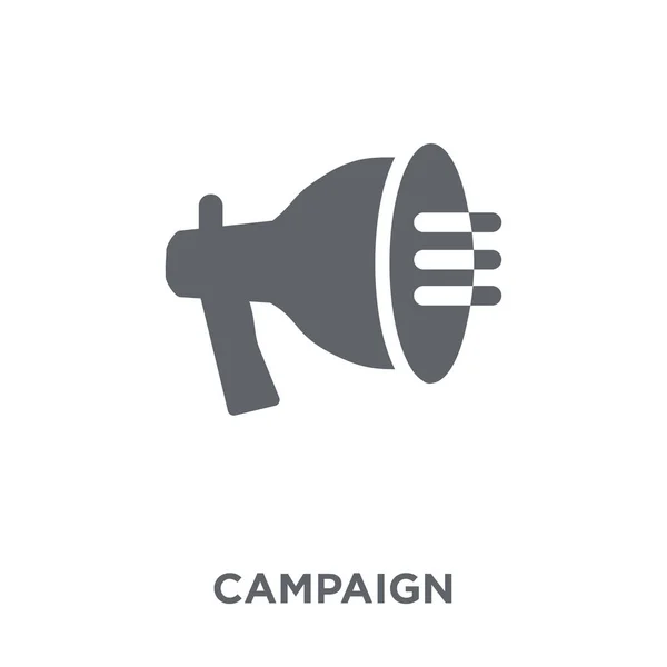 キャンペーン アイコン コレクションのマーケティングからキャンペーン デザイン コンセプト 白い背景の上の単純な要素ベクトル図 — ストックベクタ
