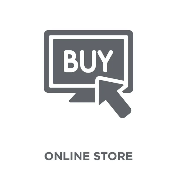 Online Shop Symbol Online Shop Design Konzept Aus Der Marketing — Stockvektor