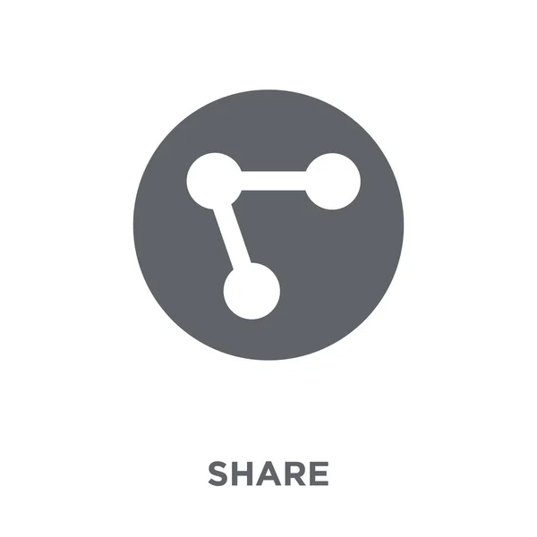 Share Icon Share Design Concept Collection Простая Векторная Иллюстрация Элемента — стоковый вектор