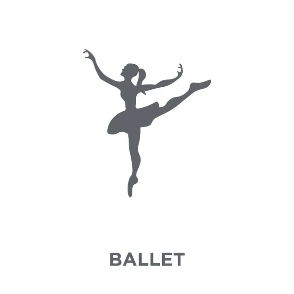 Icona Del Balletto Concetto Design Del Balletto Dalla Collezione Del — Vettoriale Stock