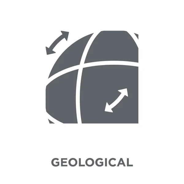 Icono Geológico Concepto Diseño Geológico Colección Del Museo Ilustración Simple — Vector de stock