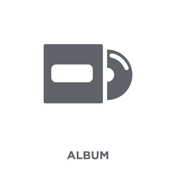 Icône Album Concept Design Album Collection Music Illustration Vectorielle Élément — Image vectorielle