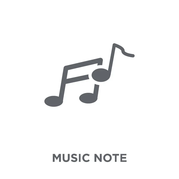 Icono Nota Musical Concepto Diseño Nota Musical Colección Ilustración Simple — Archivo Imágenes Vectoriales