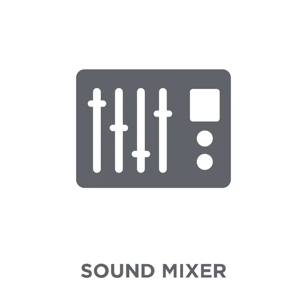 Sound Mixer Icon Sound Mixer Design Concept Collection Simple Element — Stock Vector