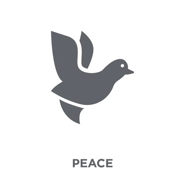 Ícone Paz Conceito Design Paz Coleção Ilustração Vetorial Elemento Simples —  Vetores de Stock