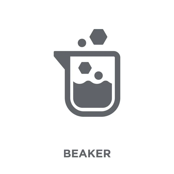 Beaker Icon Beaker Design Concept Collection Simple Element Vector Illustration — Stock Vector