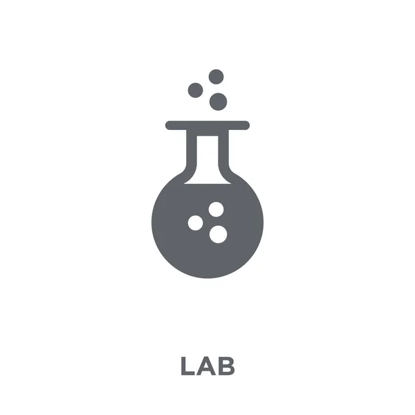 Icône Labo Concept Design Laboratoire Collection Science Illustration Vectorielle Élément — Image vectorielle