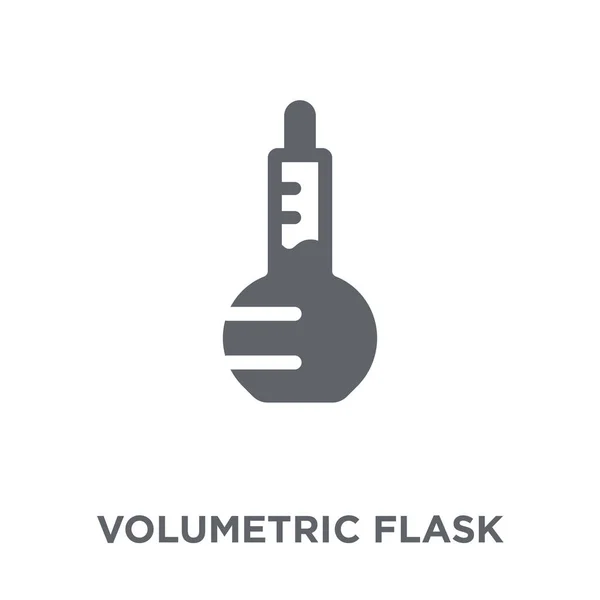 Volumetric Flask Icon Volumetric Flask Design Concept Science Collection Simple — Stock Vector