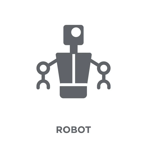 Ikona Robota Koncepcja Projekt Robota Kolekcji Element Prosty Wektor Ilustracja — Wektor stockowy