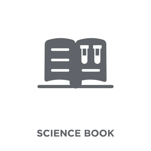 Wissenschaftsbuch Ikone Science Book Design Konzept Aus Der Sammlung Einfache — Stockvektor