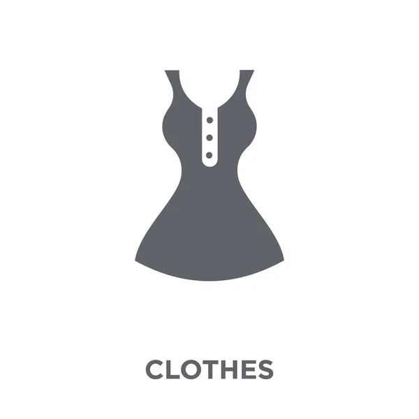 Kleider Ikone Kleidungsdesign Konzept Aus Der Kollektion Einfache Elementvektorabbildung Auf — Stockvektor