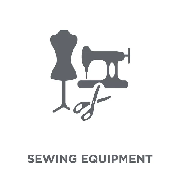 縫製機器のアイコン 縫製機器デザイン コンセプト縫うコレクションから 白い背景の上の単純な要素ベクトル図 — ストックベクタ
