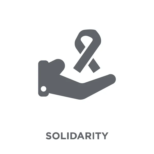 Ícone Solidariedade Conceito Design Solidário Coleção Ilustração Vetorial Elemento Simples —  Vetores de Stock