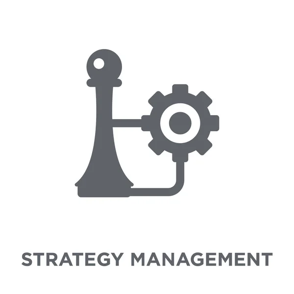 Στρατηγική Διαχείρισης Εικονίδιο Στρατηγική Έννοια Σχεδίου Διαχείρισης Από Συλλογή Στρατηγική — Διανυσματικό Αρχείο