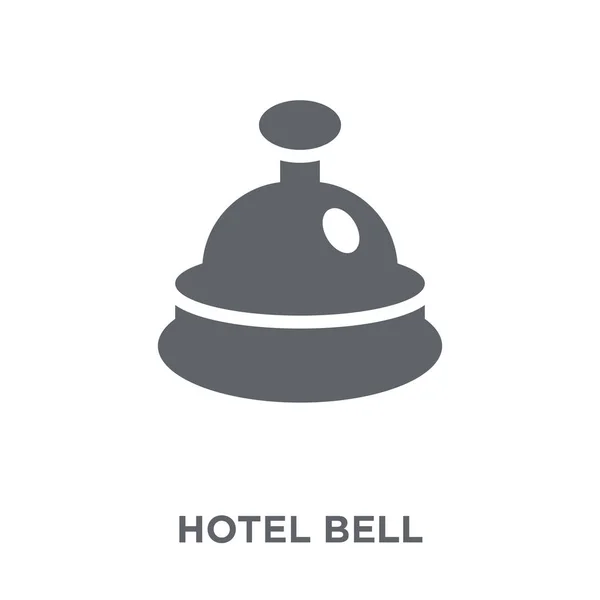 Hotel Klockikon Hotel Bell Designkoncept Från Samling Enkelt Element Vektorillustration — Stock vektor