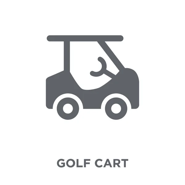 Ícone Carrinho Golfe Conceito Design Carrinho Golfe Coleção Ilustração Vetorial —  Vetores de Stock