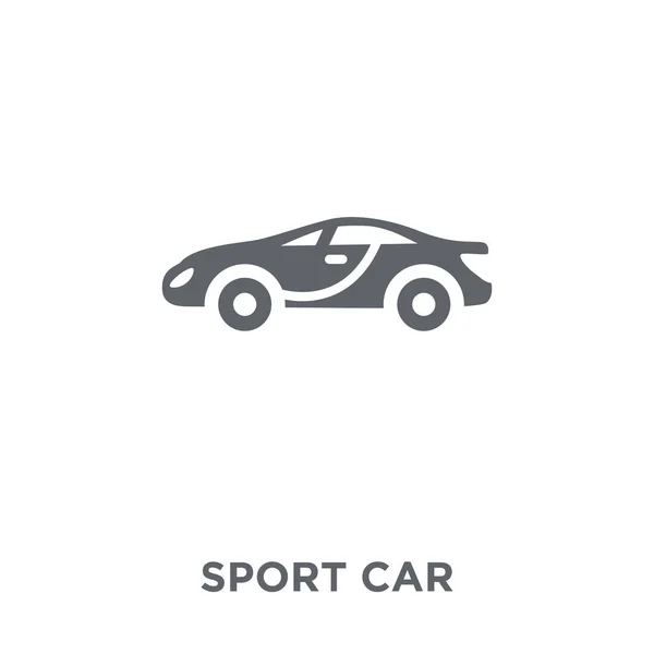 Εικονίδιο Αυτοκίνητο Άθλημα Σπορ Αυτοκίνητο Σχεδιαστική Από Συλλογή Μεταφορά Εικονογράφηση — Διανυσματικό Αρχείο