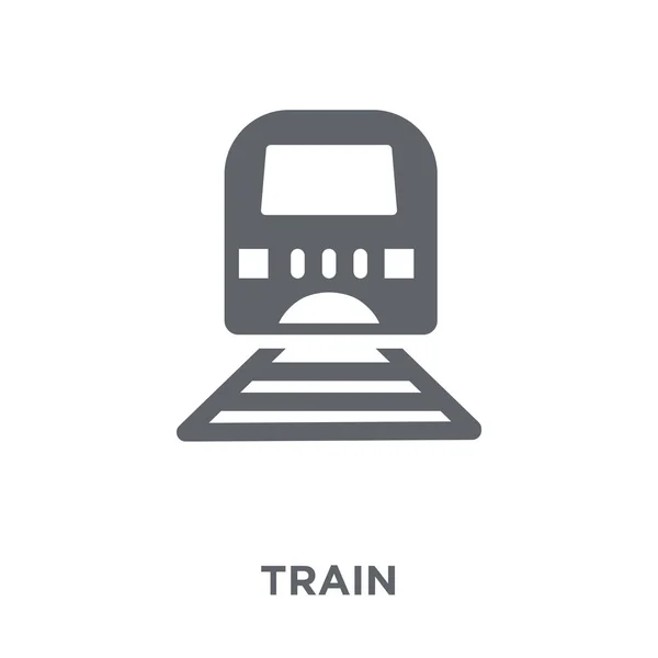 Icono Del Tren Concepto Diseño Tren Colección Ilustración Simple Del — Archivo Imágenes Vectoriales