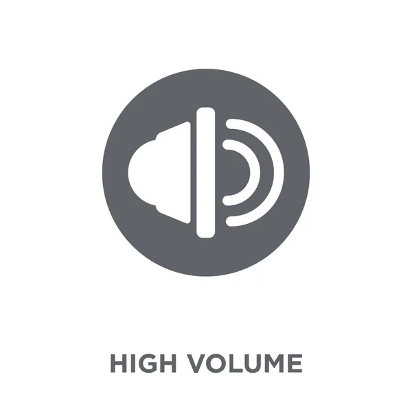 High Volume Icon High Volume Design Concept Collection Simple Element — Stock Vector