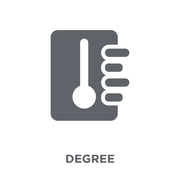 Degree Icon Degree Design Concept Weather Collection Simple Element Vector — Stock Vector