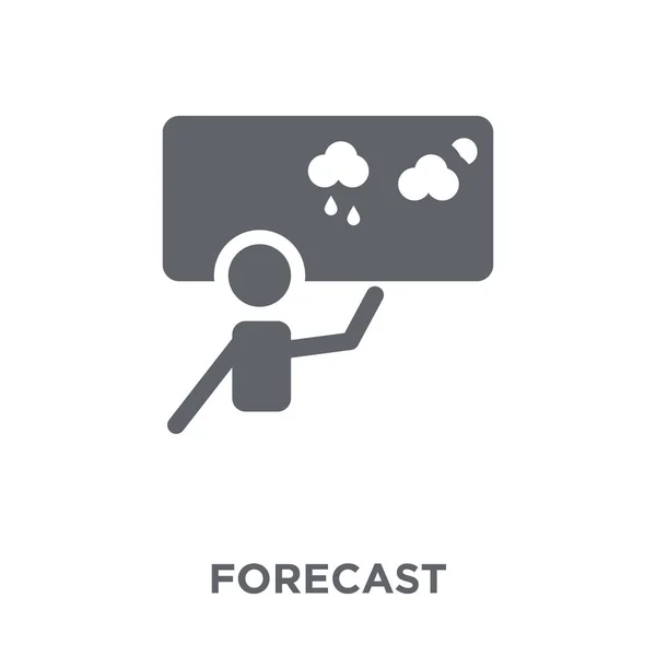 Forecast Icon Forecast Design Concept Collection Simple Element Vector Illustration — Stock Vector