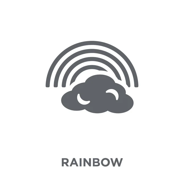 Icono Del Arco Iris Concepto Diseño Rainbow Colección Ilustración Simple — Vector de stock