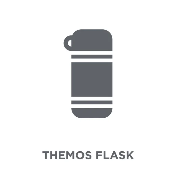Themos Flask Icon Themos Flask Design Concept Winter Collection Simple — Stock Vector