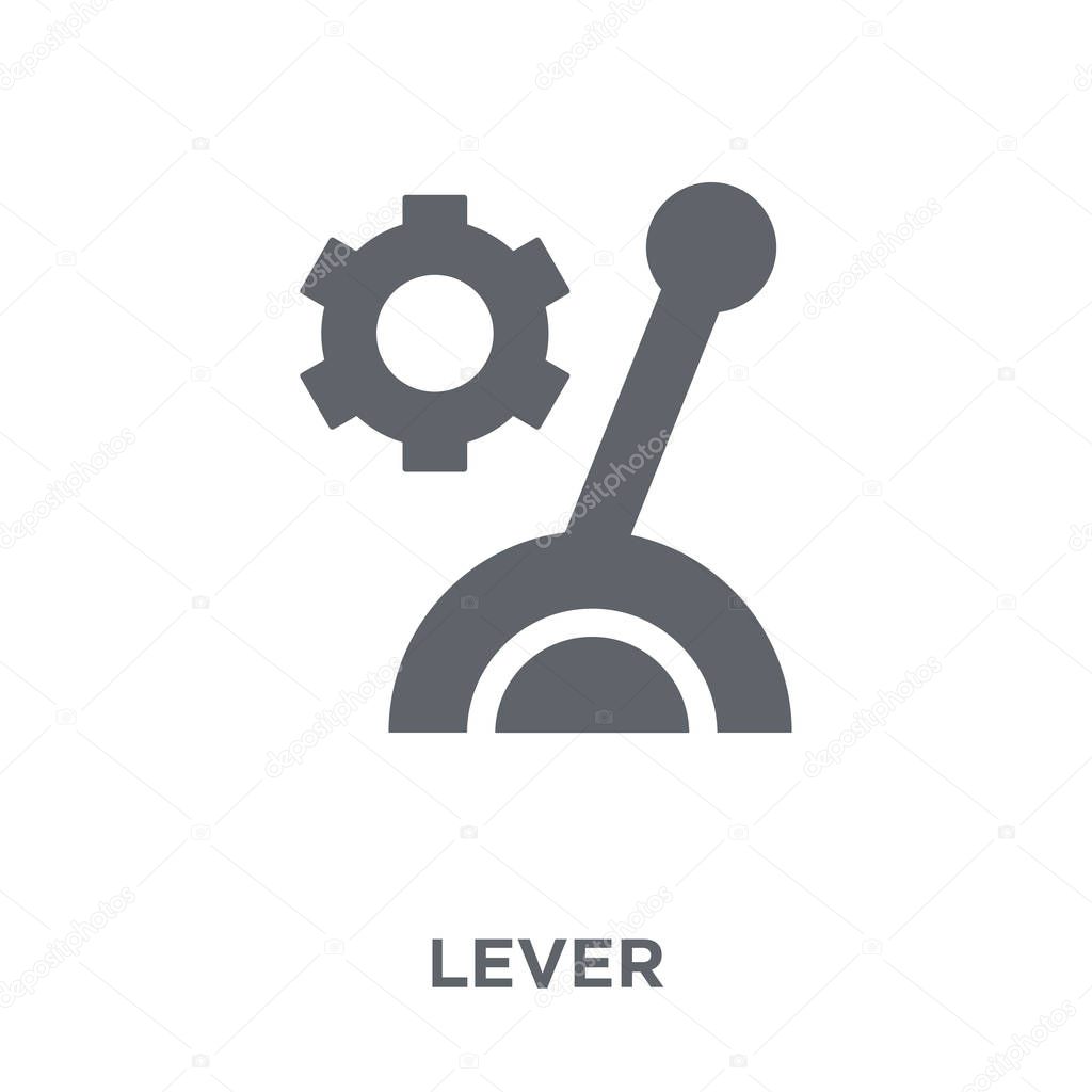 Lever icon. Lever design concept from  collection. Simple element vector illustration on white background.