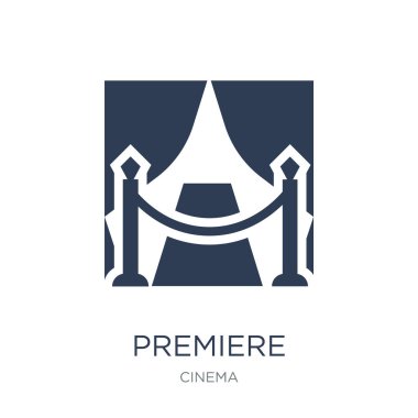 Kutsal kişilerin resmi galası. Trendy düz vektör yayın tarihi simge sinema Collection, vektör çizim beyaz arka plan üzerinde kullanım için web ve mobil, eps10 olabilir