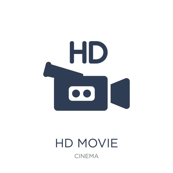 Filmpictogram Trendy Platte Vector Filmpictogram Witte Achtergrond Uit Cinema Collectie — Stockvector