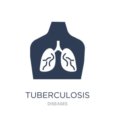 Tuberculosis icon. Trendy flat vector Tuberculosis icon on white background from Diseases collection, vector illustration can be use for web and mobile, eps10