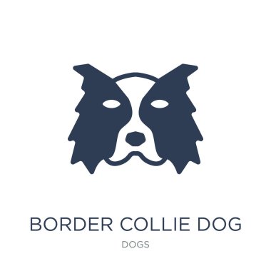 Kenar kömür ocağı köpek simgesi. Trendy düz vektör kenar kömür ocağı köpek simgesi beyaz zemin üzerine toplama köpekler, vektör çizim kullanmak web ve mobil, eps10 olabilir